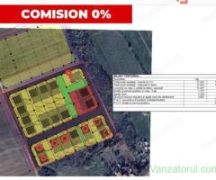 Parcele de teren, intre 502 si 622 mp cu utilitati - Bucovat