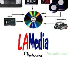Transfer de pe casete video, miniDVD, carduri, camere video, etc. pe CD\DVD