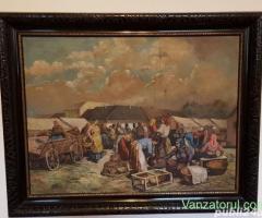 vind tablou autentic 80 60 cm pictor strain Gross Karoly Tordai