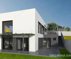 Vilă nouă design mediteranean, proiect deosebit și panoramă- 285.000 E