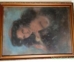 Raisa,artist Zogu Zaharescu,lucrare pe carton