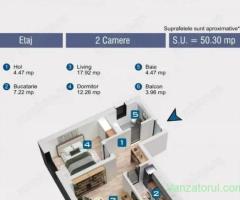 Apartament 2 camere, 54 mp decomandat , conf 1, bloc nou Ilie Petre, Chiajna