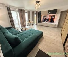 Apartament cu 3 camere mobilat si utilat et 1 cu POD pe toata suprafata TERASA CHISODA
